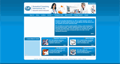 Desktop Screenshot of biomedconsult.com